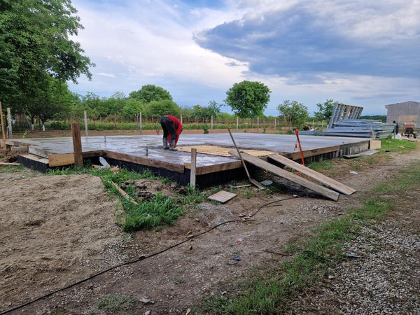 Armare si turnare placa fundatie casa parter in Ilfov Snagov