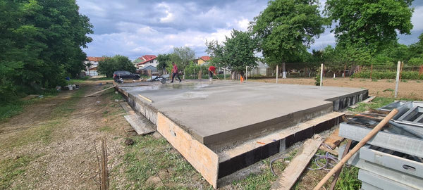 Armare si turnare placa fundatie casa parter in Ilfov Snagov