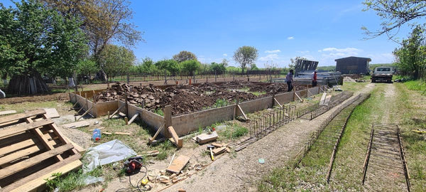 Armatura si grinzi fundatie casa parter de 130 mp Ilfov Snagov