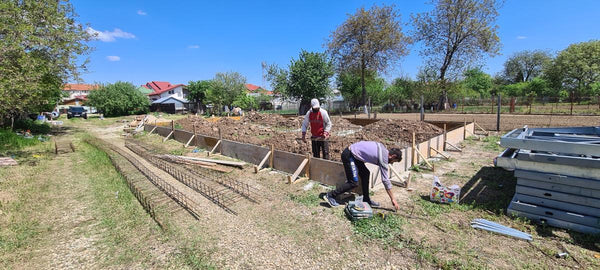 Armatura si grinzi fundatie casa parter de 130 mp Ilfov Snagov
