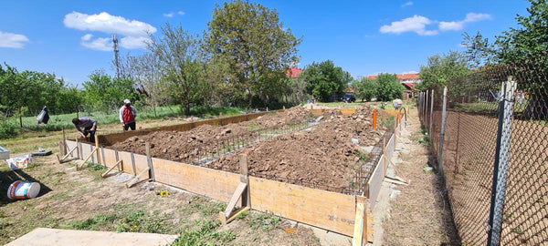 Armatura si grinzi fundatie casa parter de 130 mp Ilfov Snagov