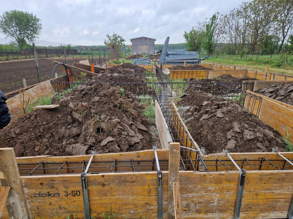 Armatura si grinzi fundatie casa parter de 130 mp Ilfov Snagov