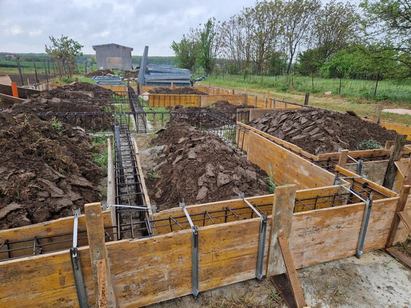 Armatura si grinzi fundatie casa parter de 130 mp Ilfov Snagov