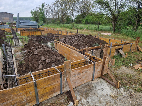 Armatura si grinzi fundatie casa parter de 130 mp Ilfov Snagov