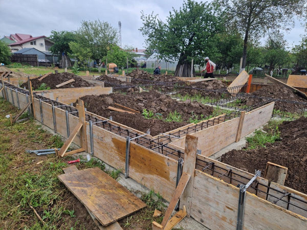 Armatura si grinzi fundatie casa parter de 130 mp Ilfov Snagov