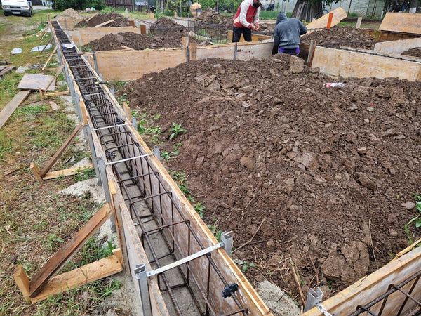 Armatura si grinzi fundatie casa parter de 130 mp Ilfov Snagov