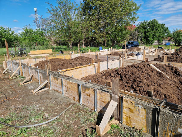 Armatura si grinzi fundatie casa parter de 130 mp Ilfov Snagov