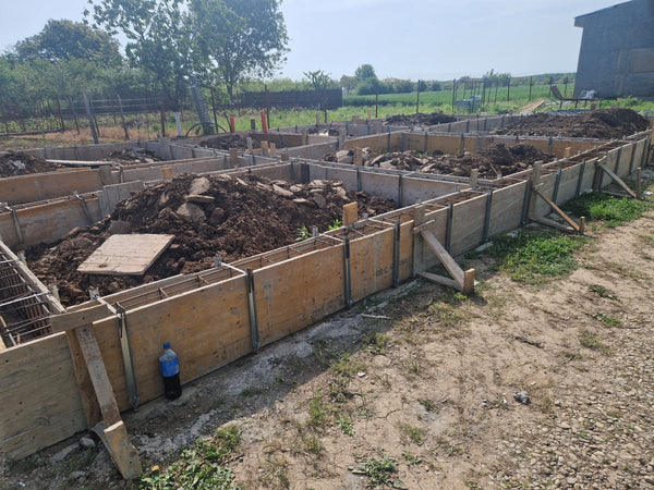 Armatura si grinzi fundatie casa parter de 130 mp Ilfov Snagov