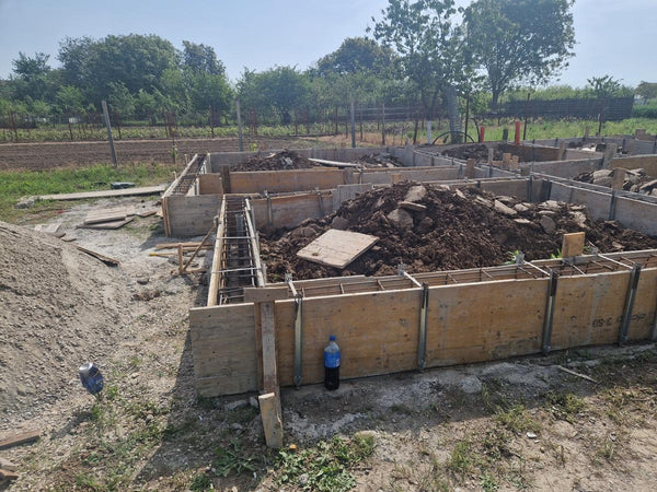 Armatura si grinzi fundatie casa parter de 130 mp Ilfov Snagov