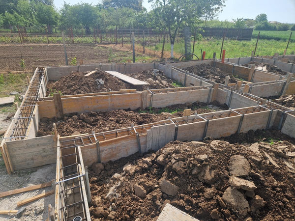 Armatura si grinzi fundatie casa parter de 130 mp Ilfov Snagov