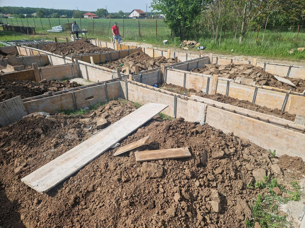 Armatura si grinzi fundatie casa parter de 130 mp Ilfov Snagov