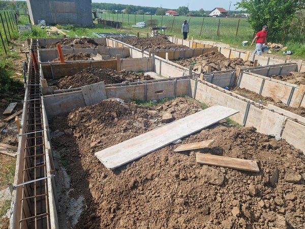 Armatura si grinzi fundatie casa parter de 130 mp Ilfov Snagov