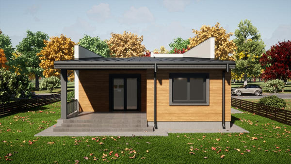 casa de vanzare Ilfov Snagov ultracentral 130 mp - volumetrie proiectare 5