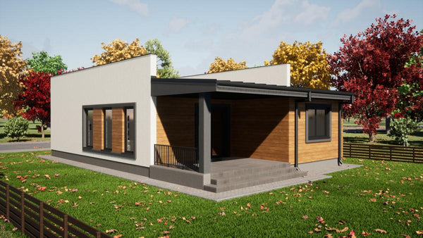 casa de vanzare Ilfov Snagov ultracentral 130 mp - volumetrie proiectare 6