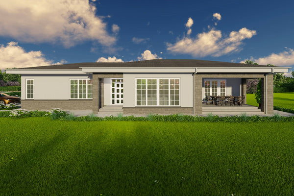 Constructie proiect casa 200 mp fara etaj din zidarie de bca poza 4