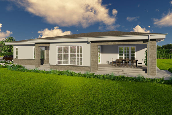 Constructie proiect casa 200 mp fara etaj din zidarie de bca poza 5