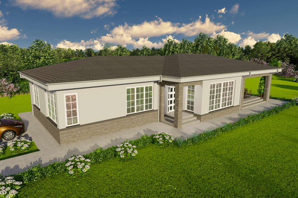 Constructie proiect casa 200 mp fara etaj din zidarie de bca poza 14