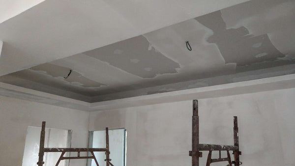 Gletuire pereti interiori si tavane strat amorsa si vinarom casa Saftica