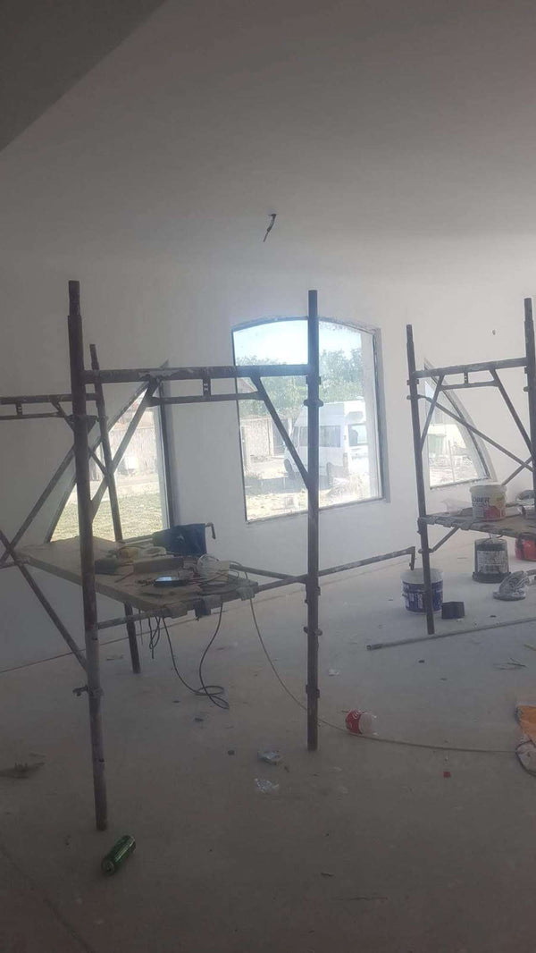 Gletuire pereti interiori si tavane strat amorsa si vinarom casa Saftica