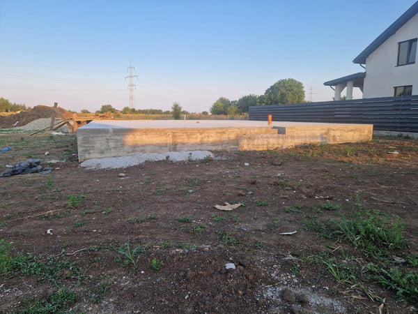 Montaj in derulare structura metalica pentru 2 case parter de 122mp