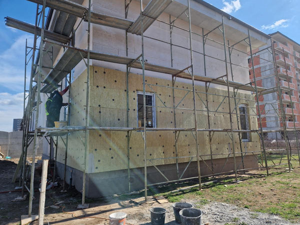 Montaj tamplarie casa si termoizolatie exterioara din vata bazaltica