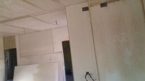 Placare interioara oxid de magneziu proiect casa metalica Saftica