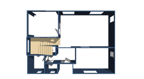 Montaj parter structura metalica usoara proiect de casa P+1E