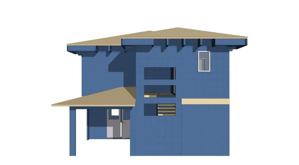 Finalizare fatade constructie casa metalica cu etaj si placari decorative