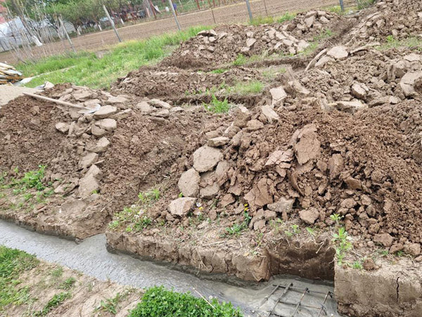 Sapatura mecanizata si turnare talpa fundatie casa 130 mp Ilfov Snagov