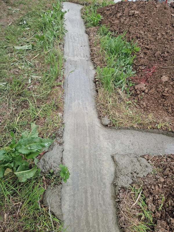 Sapatura mecanizata si turnare talpa fundatie casa 130 mp Ilfov Snagov