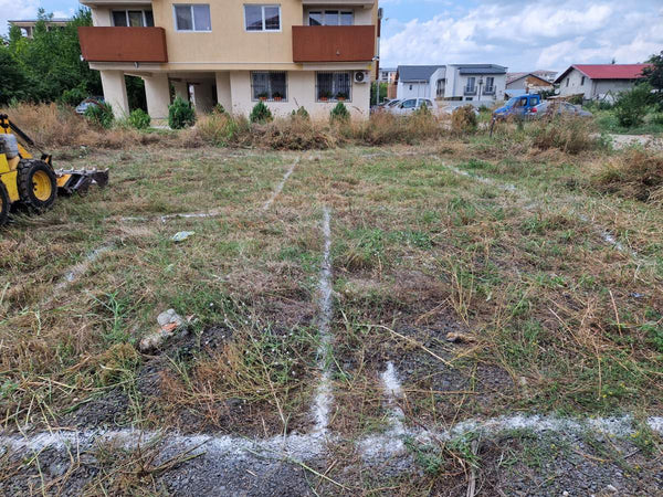 Trasare si sapatura fundatie casa parter etaj Bucuresti