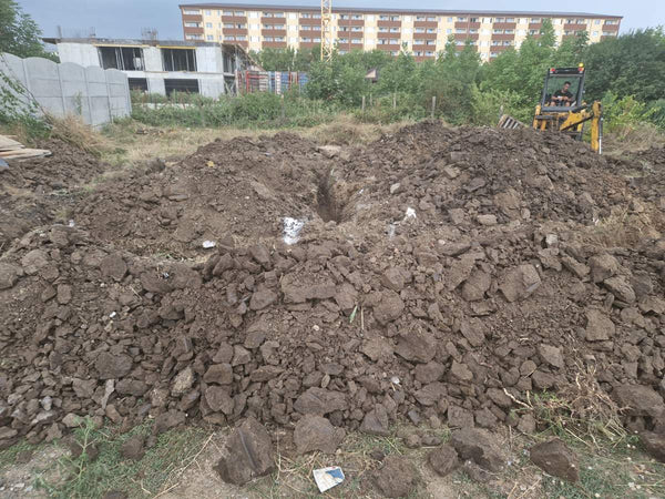 Trasare si sapatura fundatie casa parter etaj Bucuresti