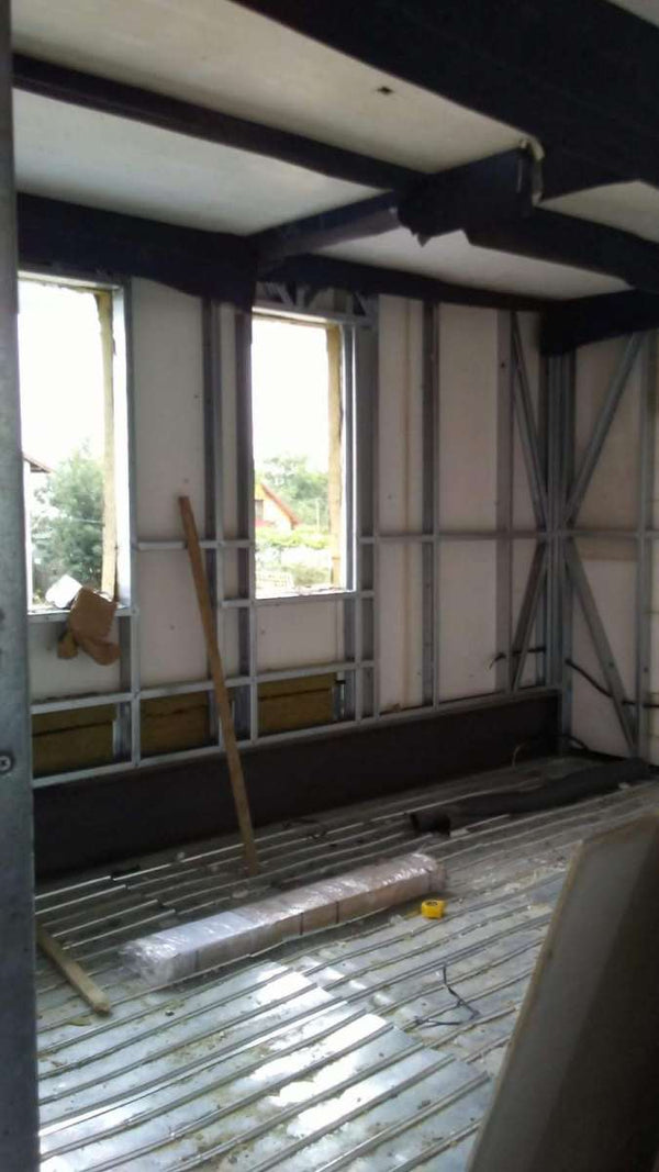 Turnare sapa si incalzire prin pardoseala pentru proiect casa fireproof Saftica