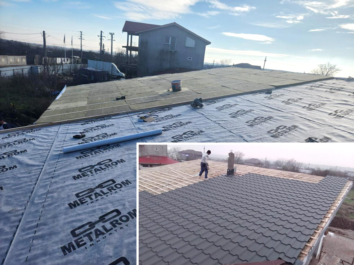 Invelitoare casa pe structura metalica pe un singur nivel Cernica
