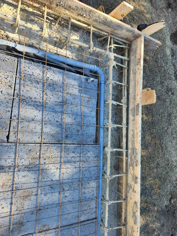 Termoizolatie polistiren extrudat si armare placa fundatie constructie metalica