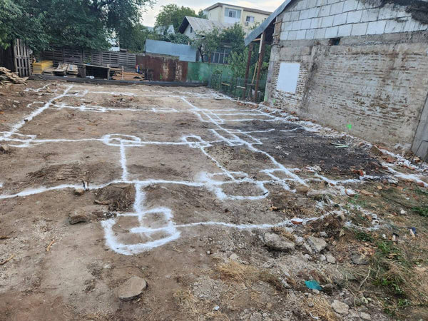 Trasare sapatura si turnare beton in santuri casa cu etaj Bucuresti
