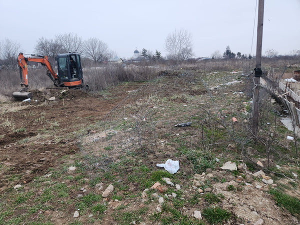 Trasare sapatura si cofrare grinzi fundatie casa in sectorul 6