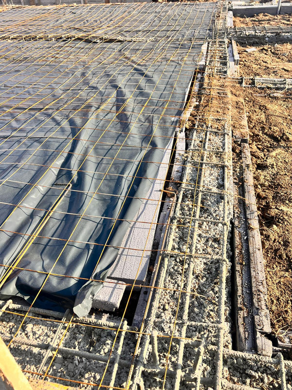 Termoizolatie fundatie cu polistiren extrudat si armatura casa in Bucuresti