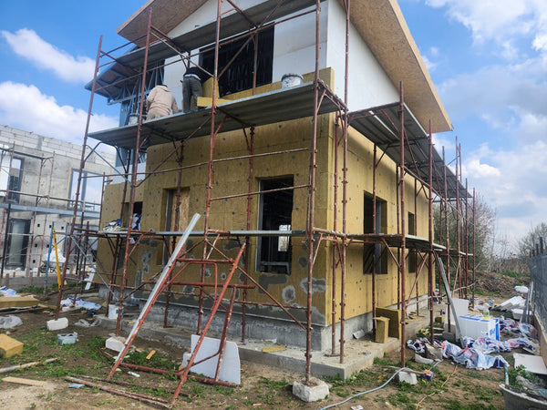 Lucrari termoizolatie din vata bazaltica pentru constructie casa Bucuresti
