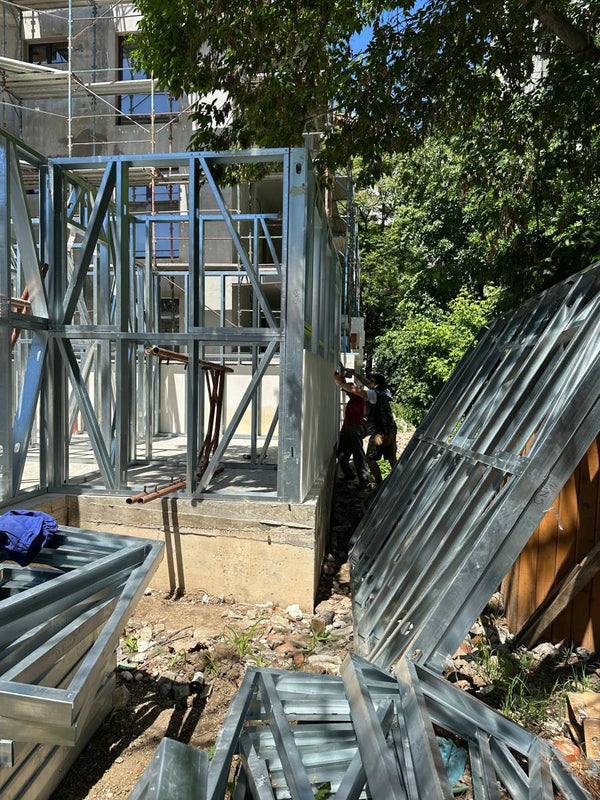 Montaj casa pe structura metalica P+1E 192mp in Bucuresti