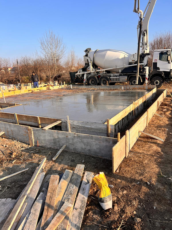 Turnare placa fundatie casa cu etaj 152mp Bucuresti