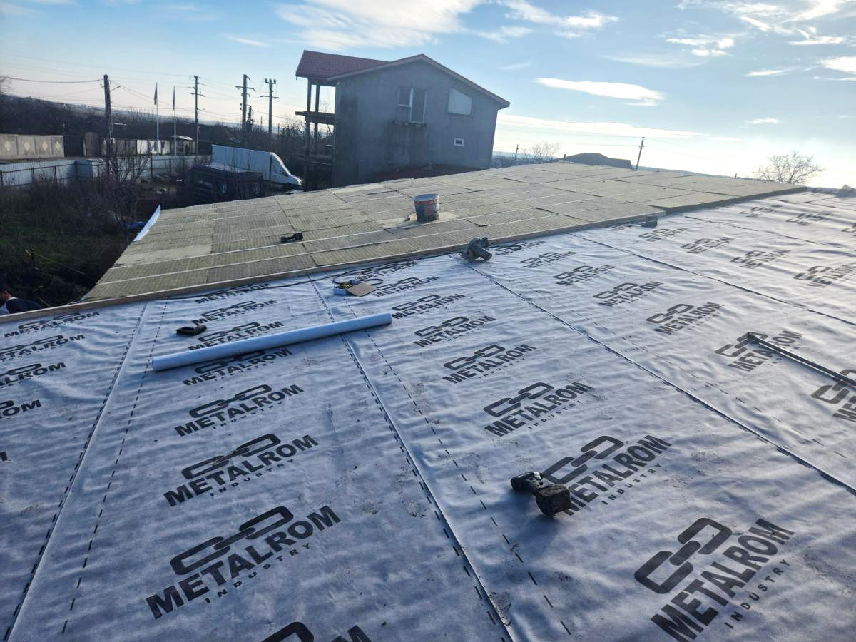 Invelitoare casa pe structura metalica pe un singur nivel Cernica
