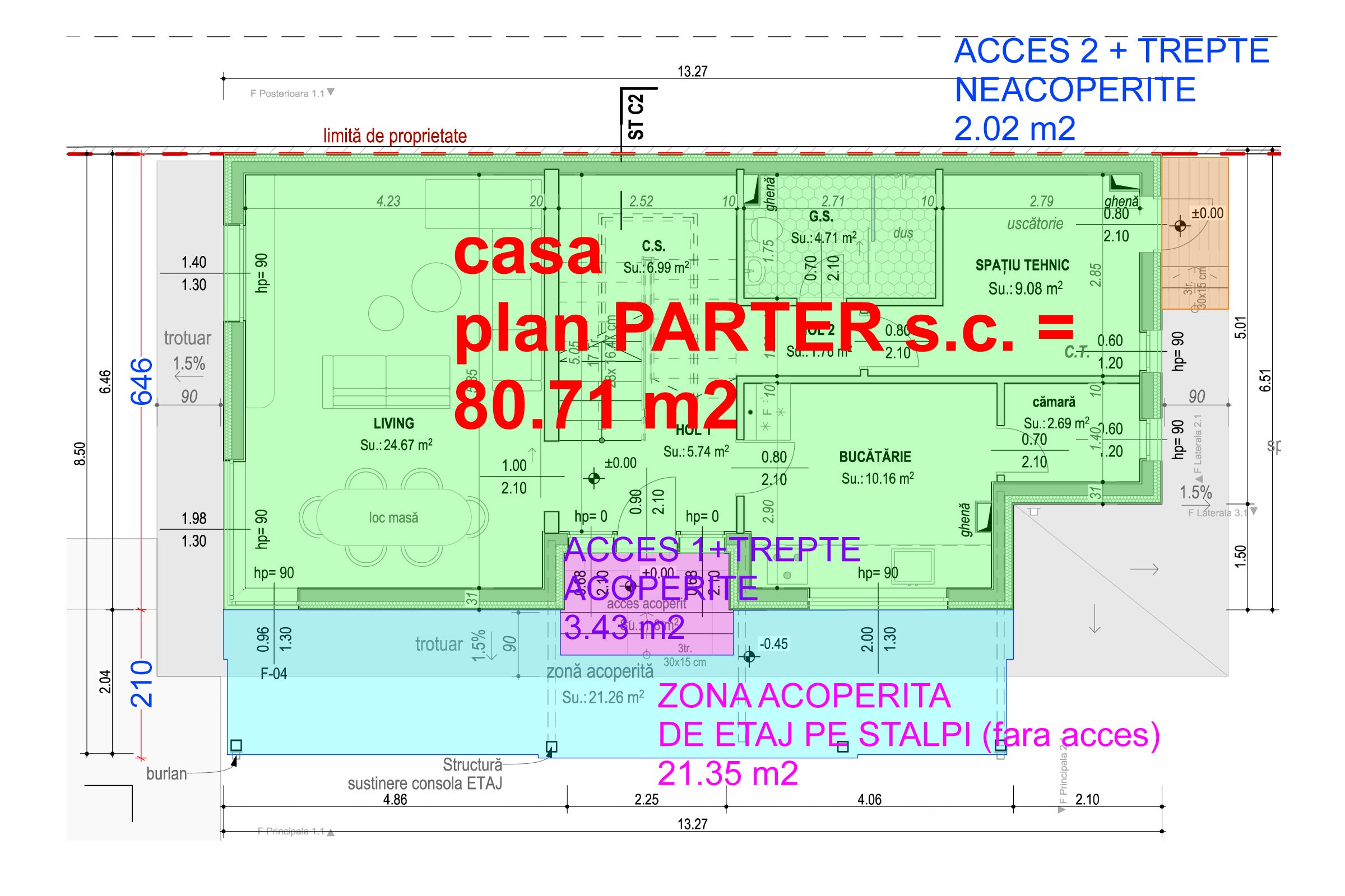 Demolare imobil vechi trasare sapatura plantare armatura fundatie