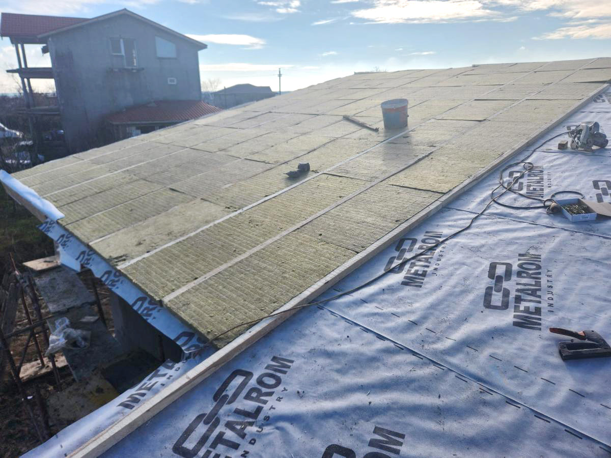 Invelitoare casa pe structura metalica pe un singur nivel Cernica