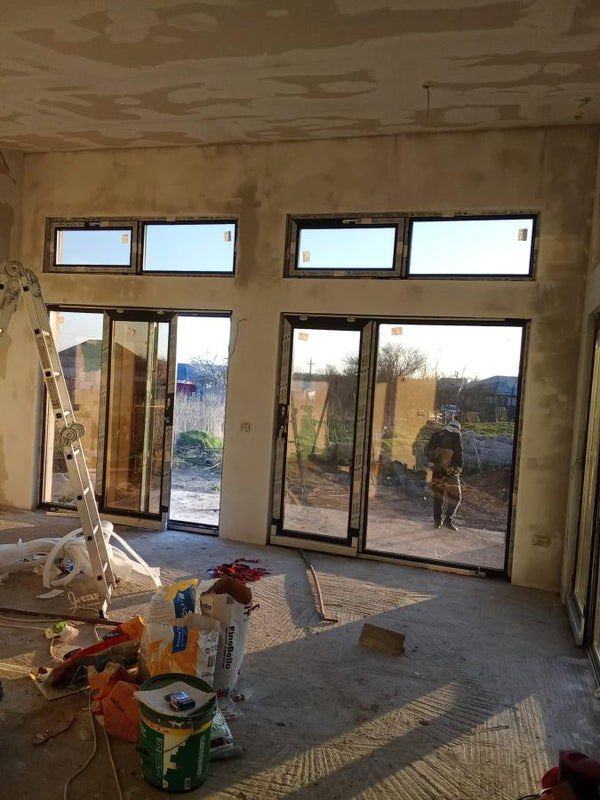 Placare gips-carton, chituri, glet, amorsa si vinarom casa cu garaj