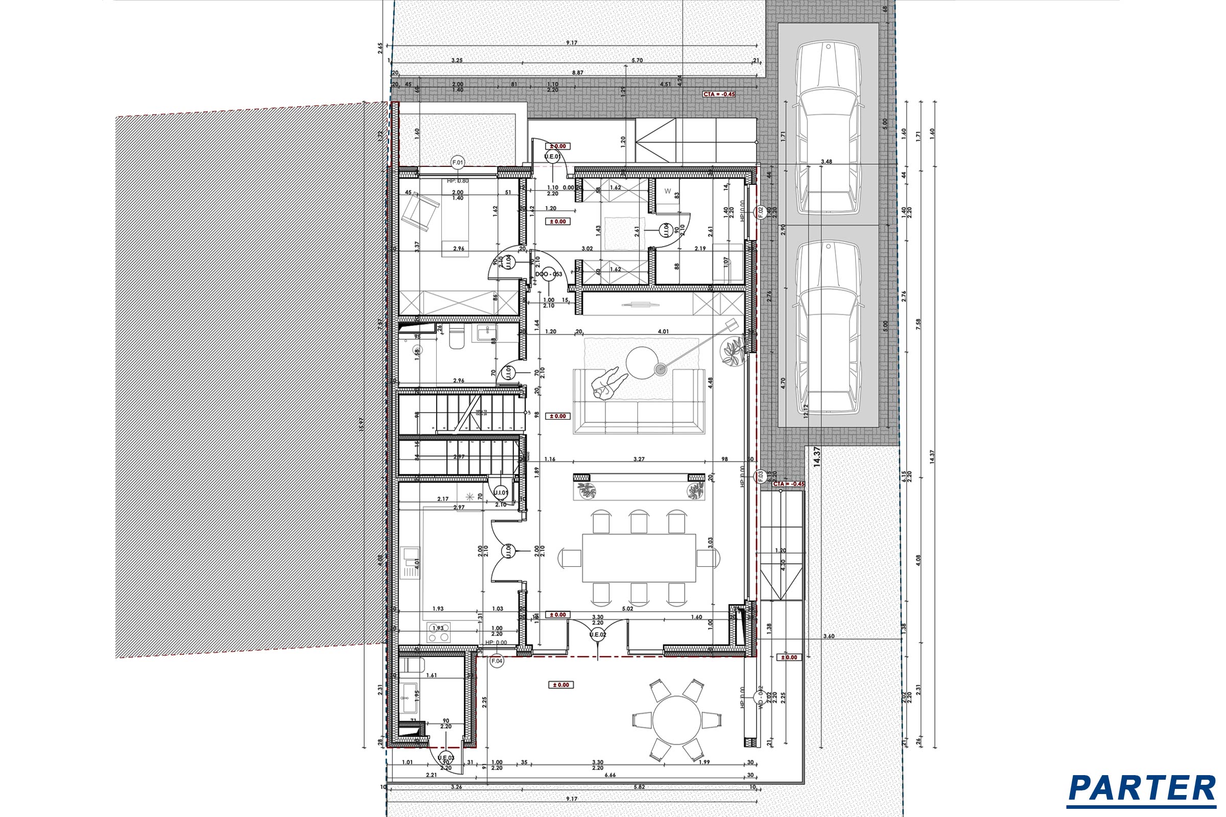 Turnare placa fundatie pentru casa cu etaj 306mp
