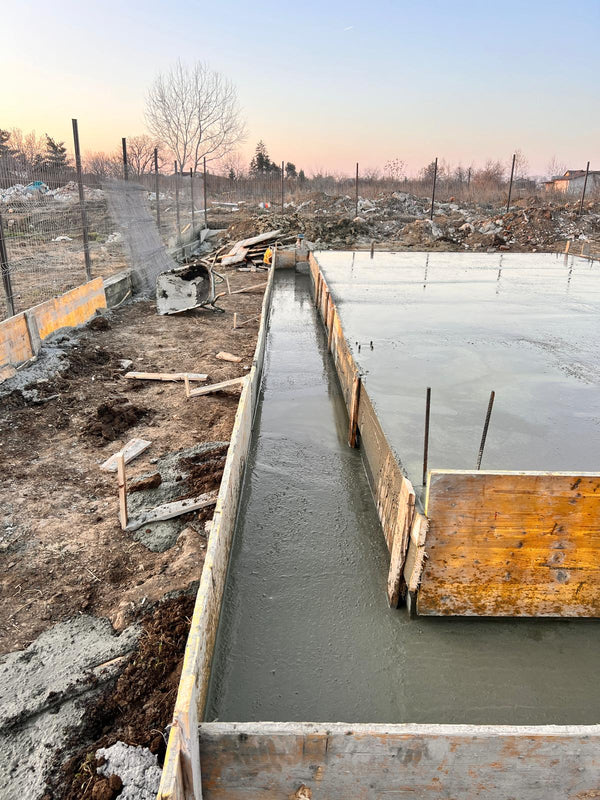 Turnare placa fundatie casa cu etaj 152mp Bucuresti