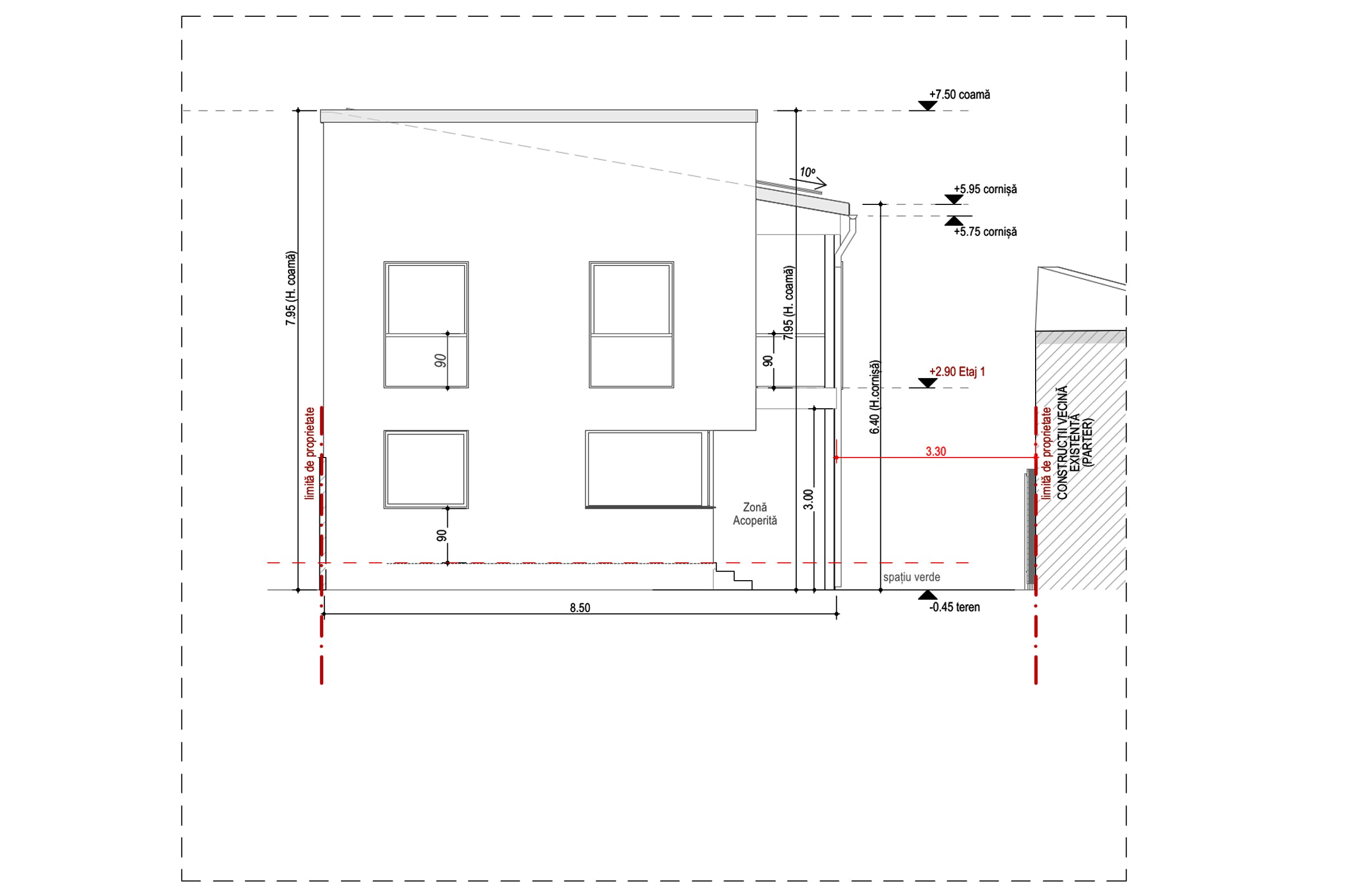 Constructie elevatii termoizolatie si armare fundatie casa metalica