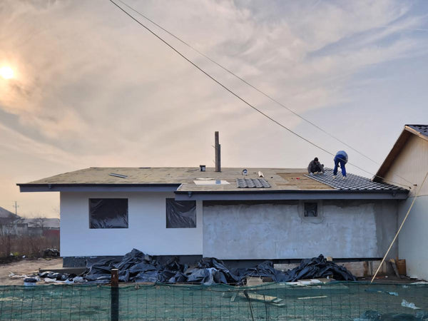 Invelitoare casa pe structura metalica pe un singur nivel Cernica