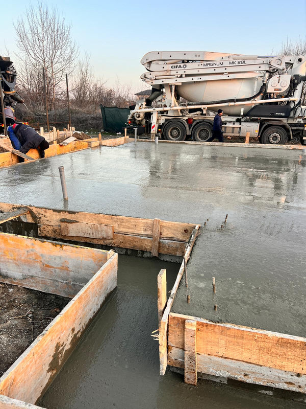 Turnare placa fundatie casa cu etaj 152mp Bucuresti